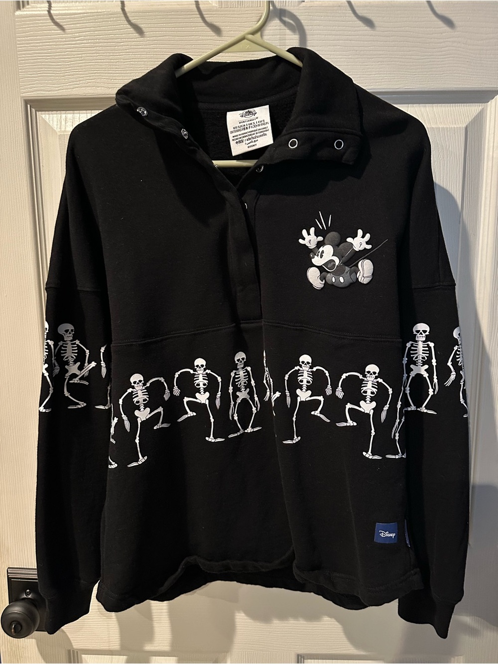 Disney Skeleton Dance Spirit Jersey Sweatshirt Size Adult Small